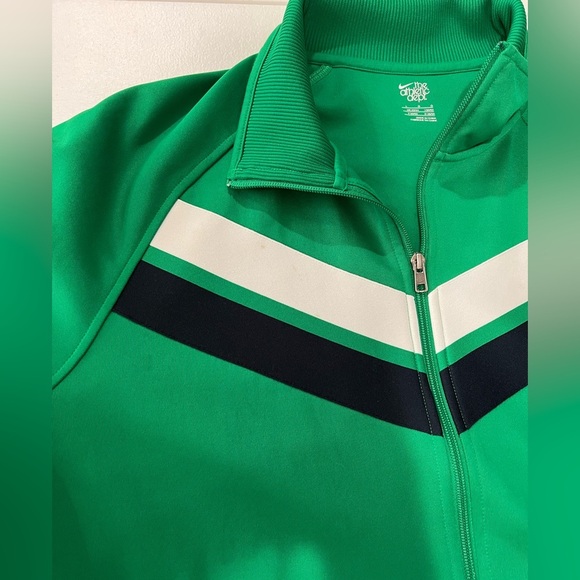 NIKE The Athletic Dept Men's Chevron Track Jacket Full Zip Size L Green - Picture 5 of 9
